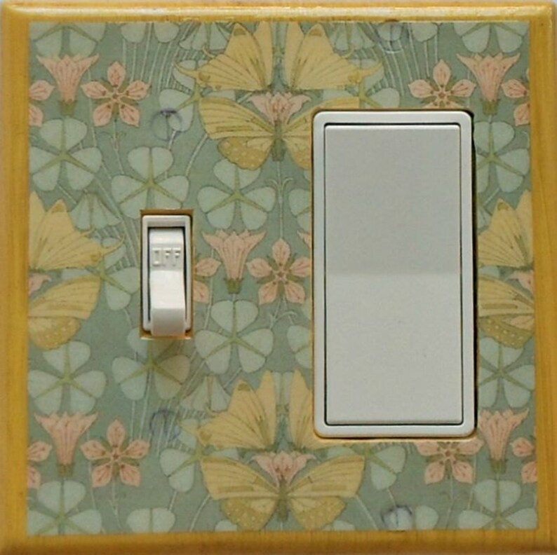 Art Nouveau DOUBLES Combos OUTLETS & Rocker Switch Plates With Etsy