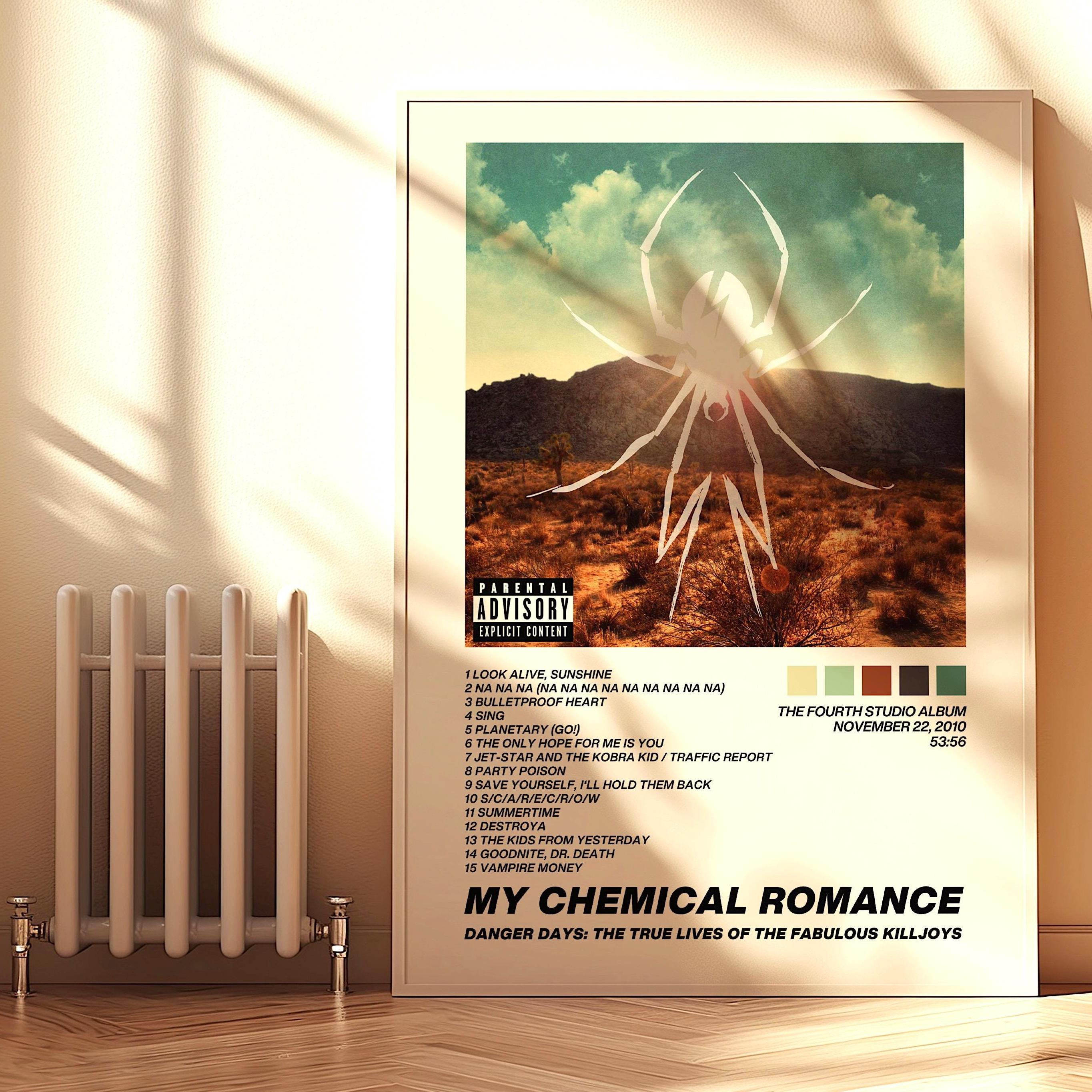 My Chemical Romance 8x12 Poster Gerard Way Early Sunsets Over