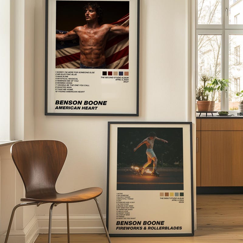 Benson Boone Poster Etsy — free download
