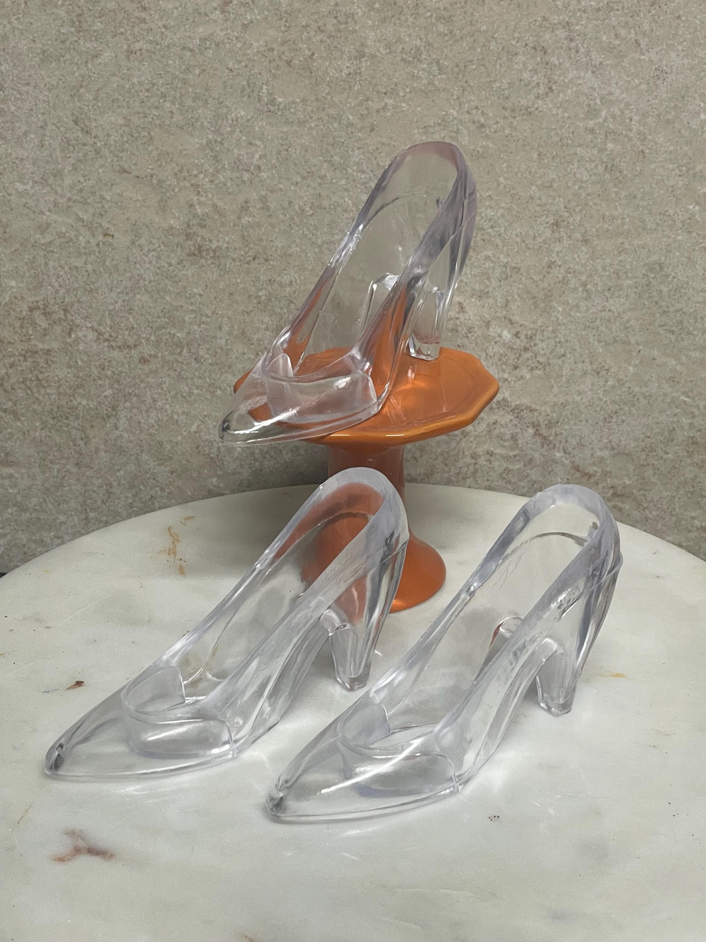 Cinderella Clear Plastic Heels Shoes Cinderella Clear Closed Toe