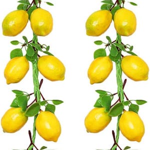 faux lemon garland  DIY Craft