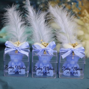 Teddy Bear Candle, Custom Baby Shower Candle, Personalized Baby Shower Favors, New Born Gift, Baptism Favor, Save the Date, Favor for Guests