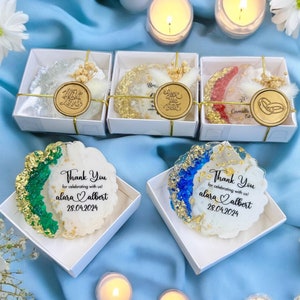 SEALED Wedding Favor, Custom Resin Magnet Favor, Wedding Favor for Guests, Bridal Shower Gifts, Thank You Favor, Favor for Adults, Bulk Gift