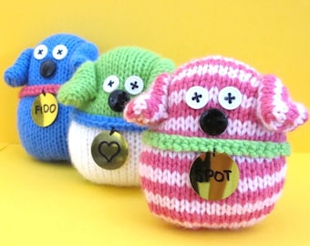 Quick and Easy Dogs - INSTANT DOWNLOAD PDF Knitting Pattern