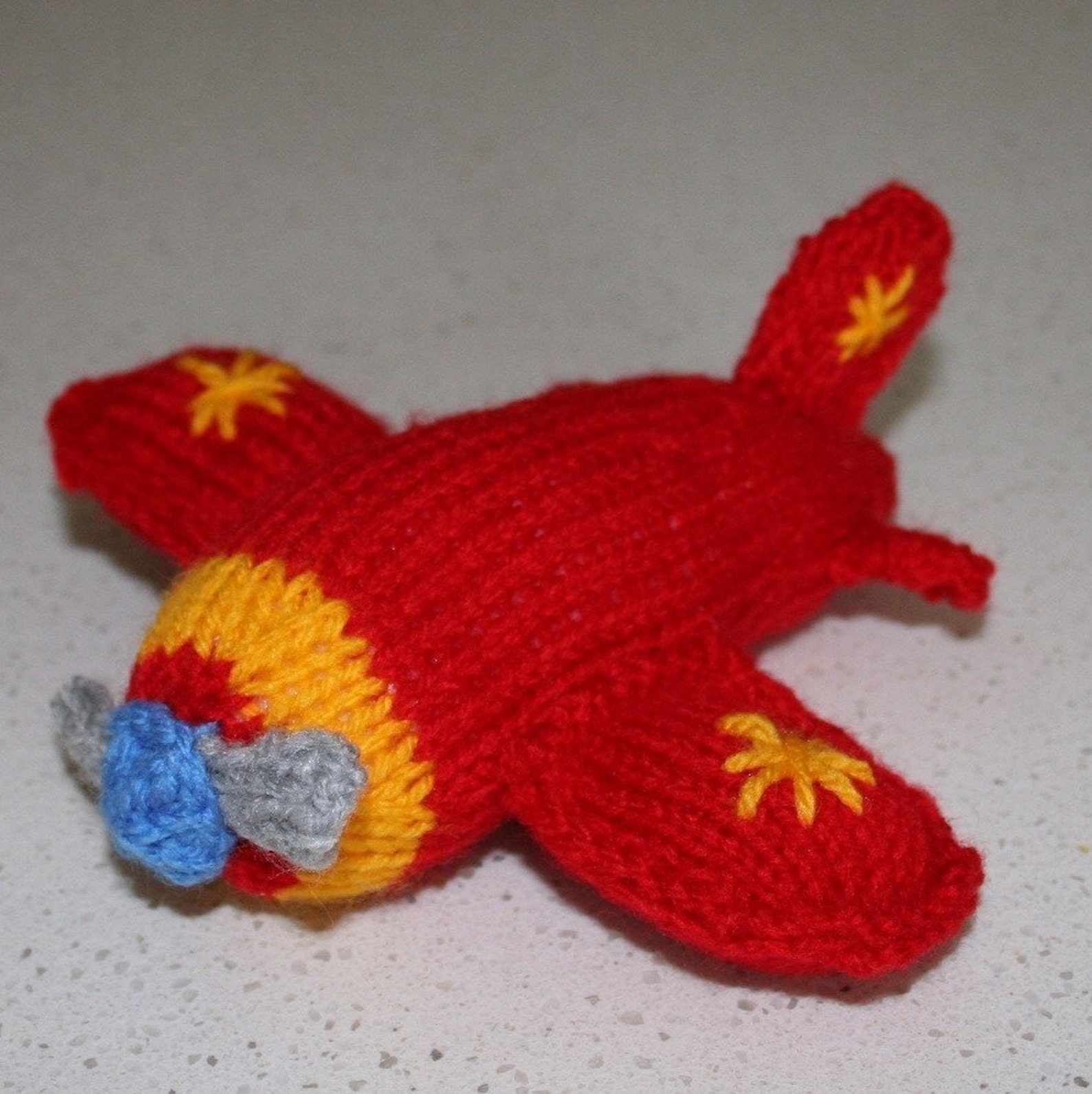 Airplane INSTANT DOWNLOAD PDF Knitting Pattern Etsy