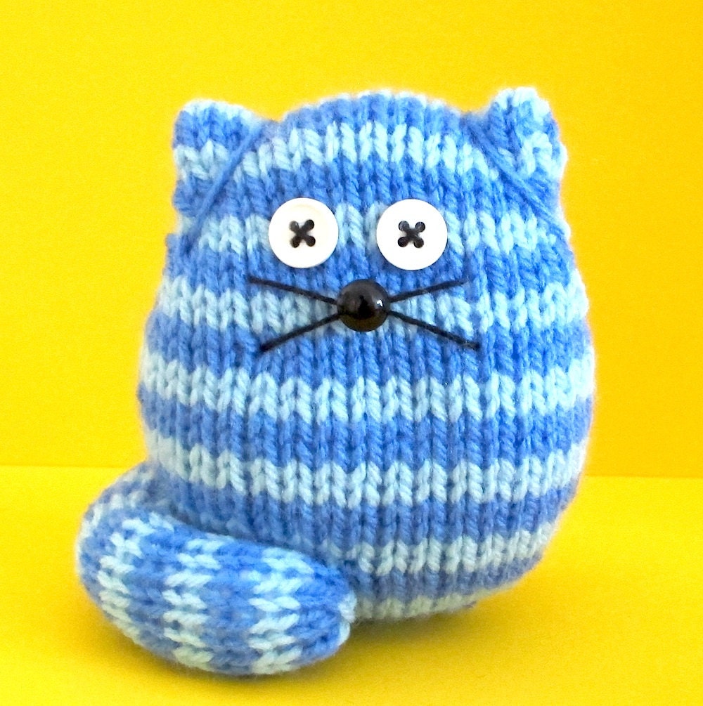 Quick and Easy Cats INSTANT DOWNLOAD PDF Knitting Pattern | Etsy