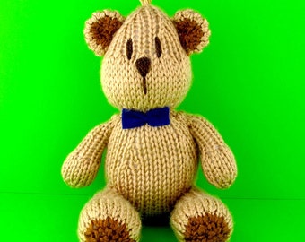 Small Sam Bear - INSTANT DOWNLOAD PDF Knitting Pattern