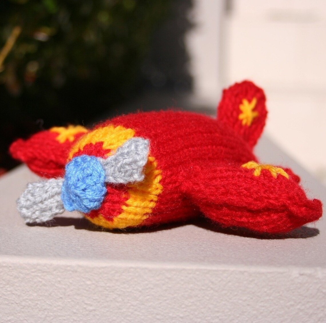 Airplane INSTANT DOWNLOAD PDF Knitting Pattern Etsy