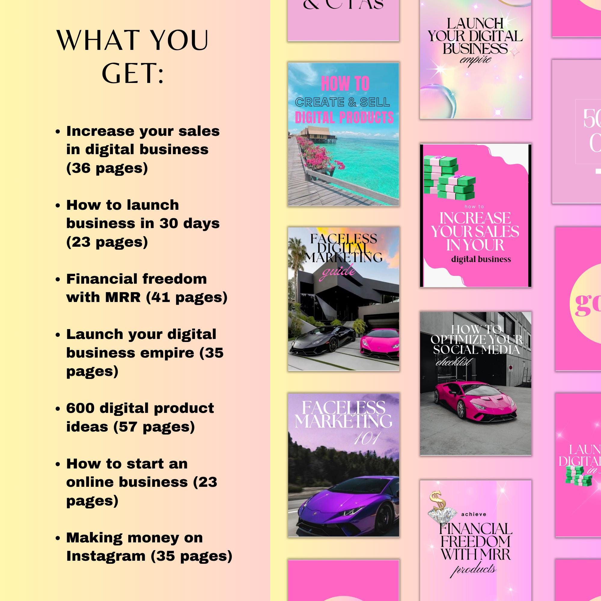 Editable Canva Templates | Printable Plr Bundle | Mega DFY Digital ...