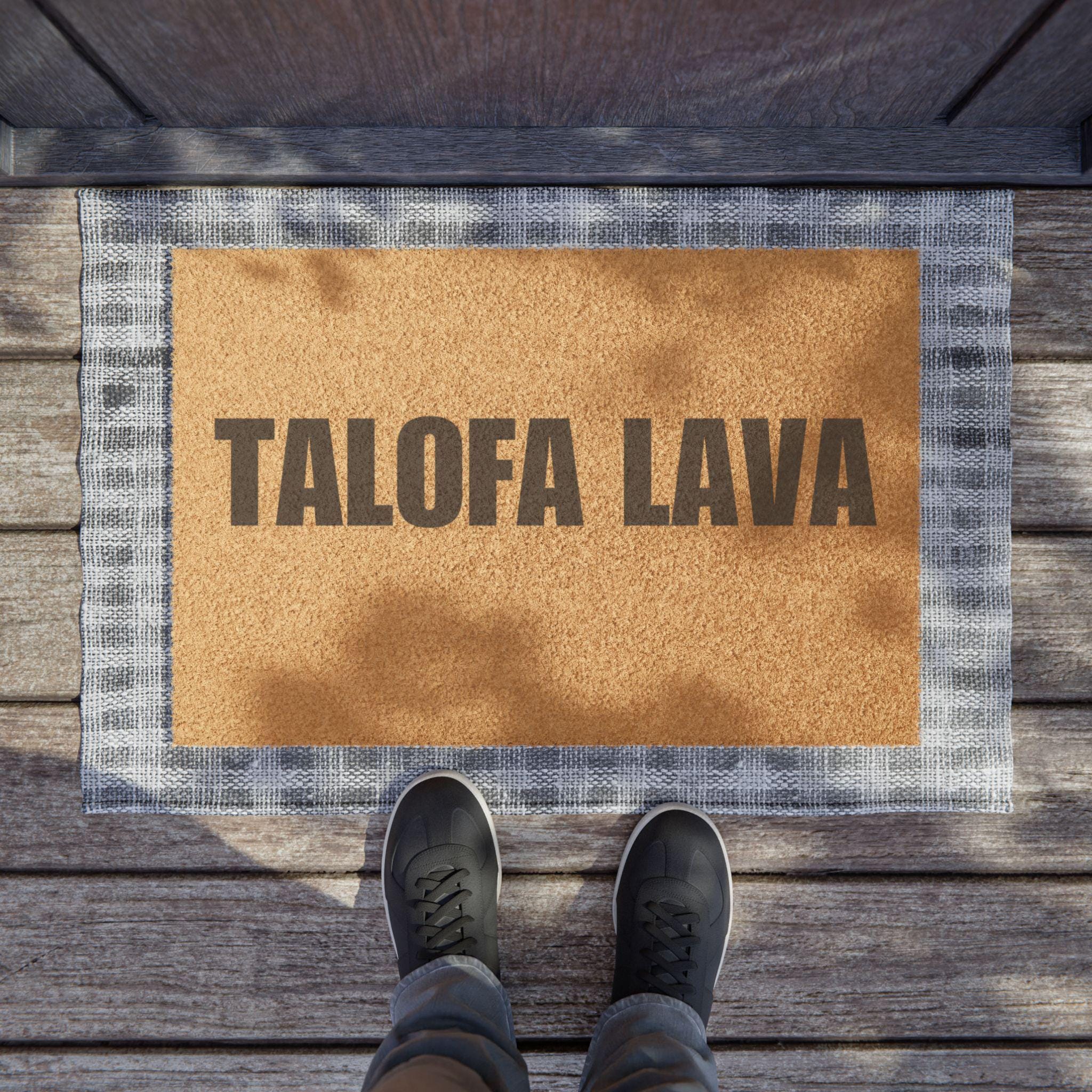 Talofa Lava Samoan Welcome Door Mat - Etsy