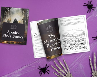 Spooky Stories for Kids | Printable Halloween Story Collection | Fun & Scary Tales | Scary Halloween Stories | Short Creepy Stories | BVH1