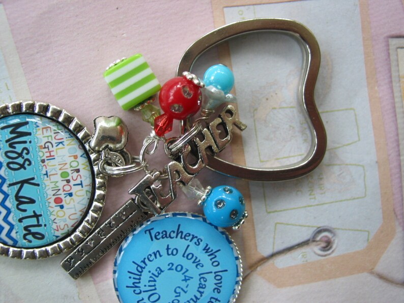 end of year gifts Personalized Teacher/'s keychain