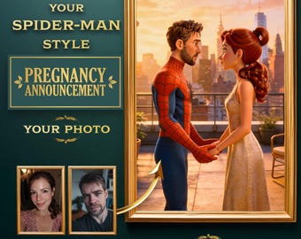 Spider-Man Pregnancy Announcement Video | Animated Digital Baby Reveal