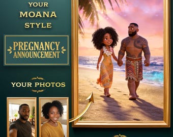 Moana Baby Announcement Video I Digital Pregnancy Reveal