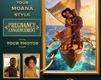Moana Baby Announcement Video I Digital Pregnancy Reveal