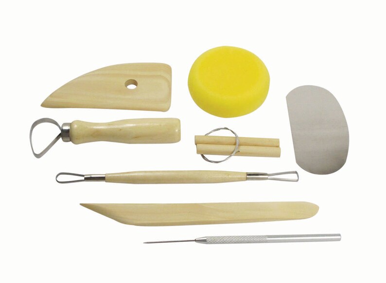SE 8piece Pottery Clay Shaping Sculpture Tool Set Etsy