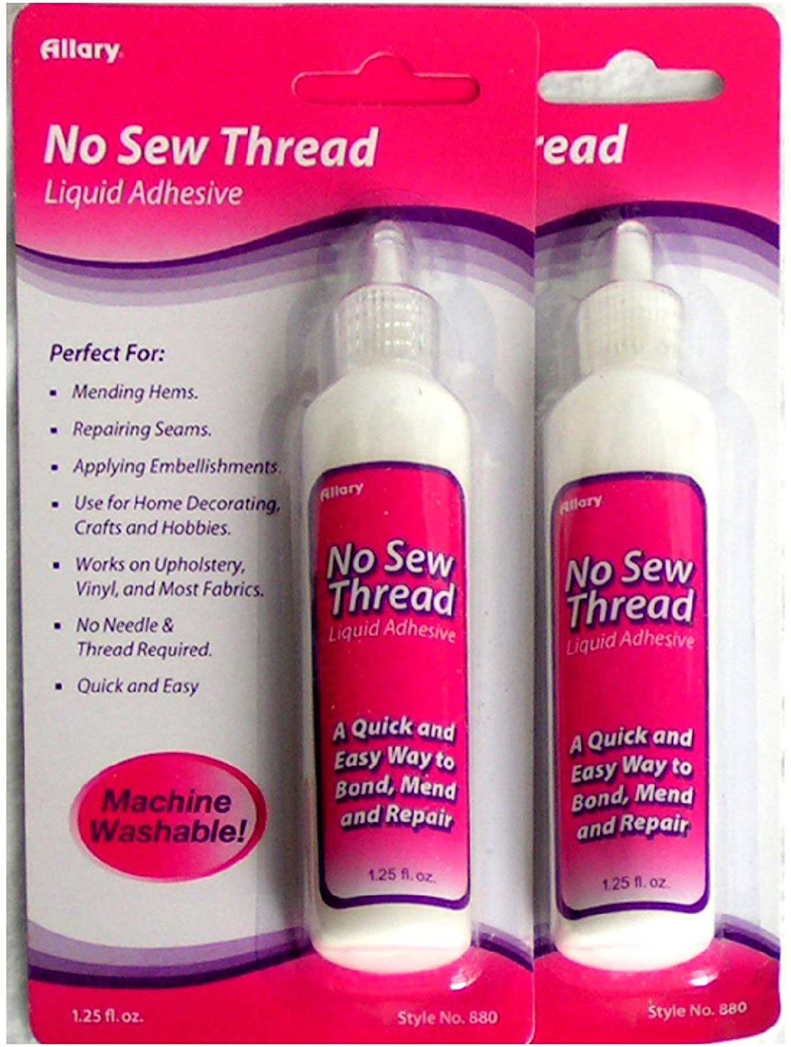 2pack of Nosew Liquid Fabric Adhesive Glue Washable Etsy