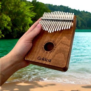 Goldesi 17 Key Kalimba Thumb Piano – Complete Music Set