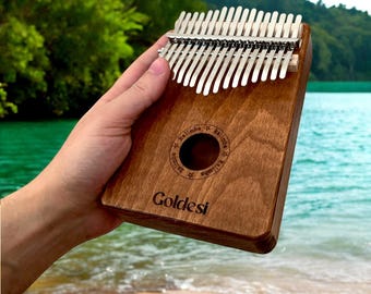 Goldesi 17 Key Kalimba Thumb Piano – Complete Music Set