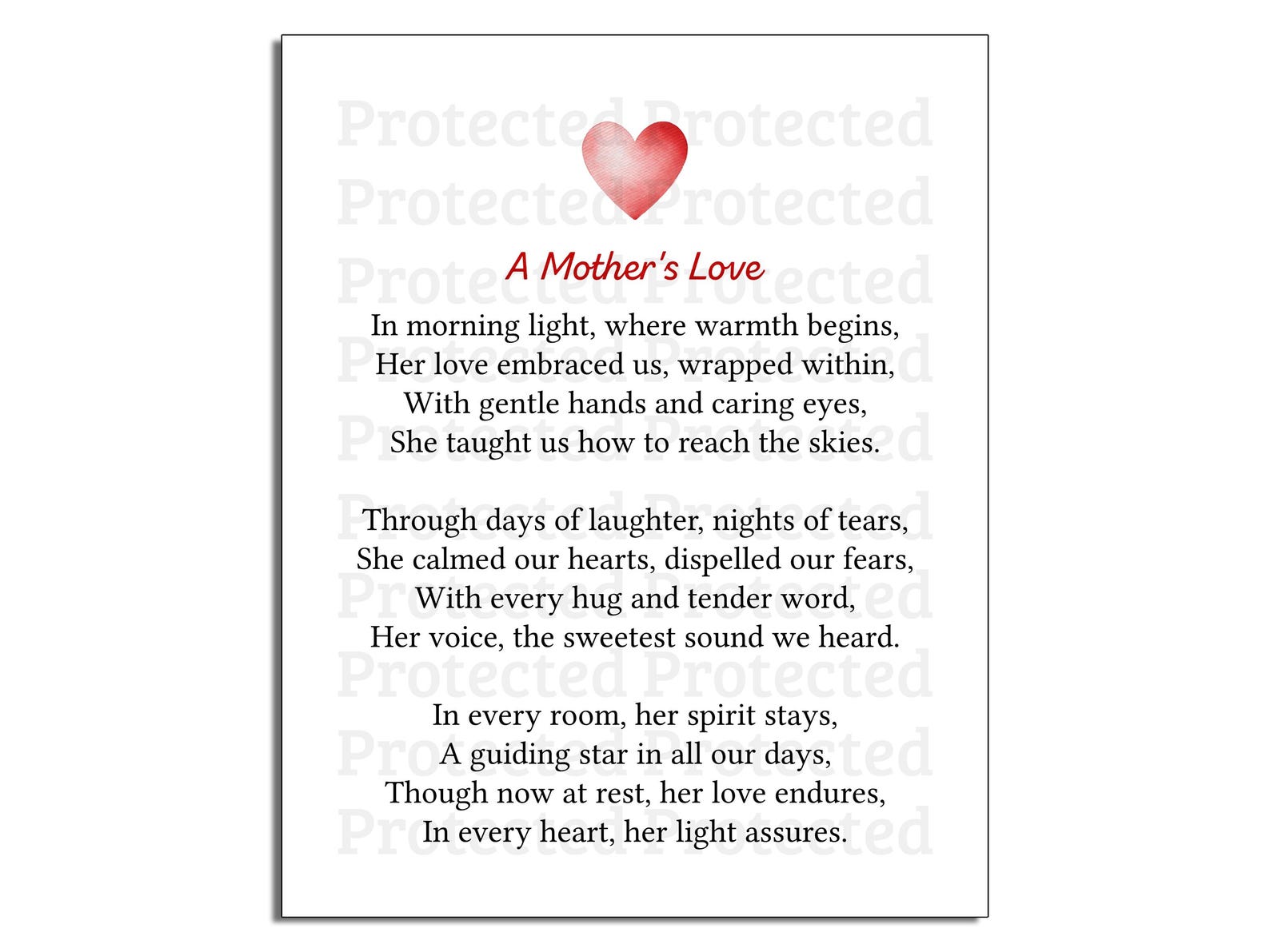 Memorial Poem for Mom | Tribute to Mother | Remembrance | Grieving ...