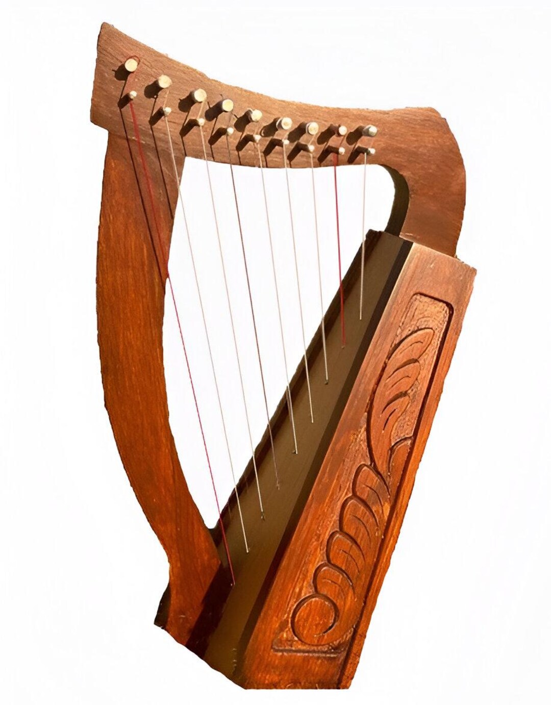 Gaelic String Instruments Handmade Rosewood Celtic Lyre Harp 9-string Musical Instrument With ...