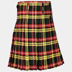 Buchanan Tartan Kilt - Traditional Handmade 8 Yards Kilt - Custom Made - Kilt For Men&#39;s  - Clan Buchanan Tartan Kilt Handmade Scottish Kilt