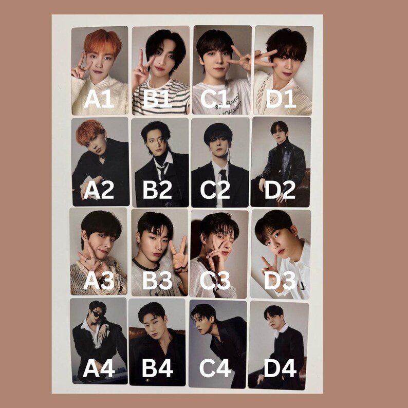 Ateez Golden Hour Photocards OFFICIAL - Etsy