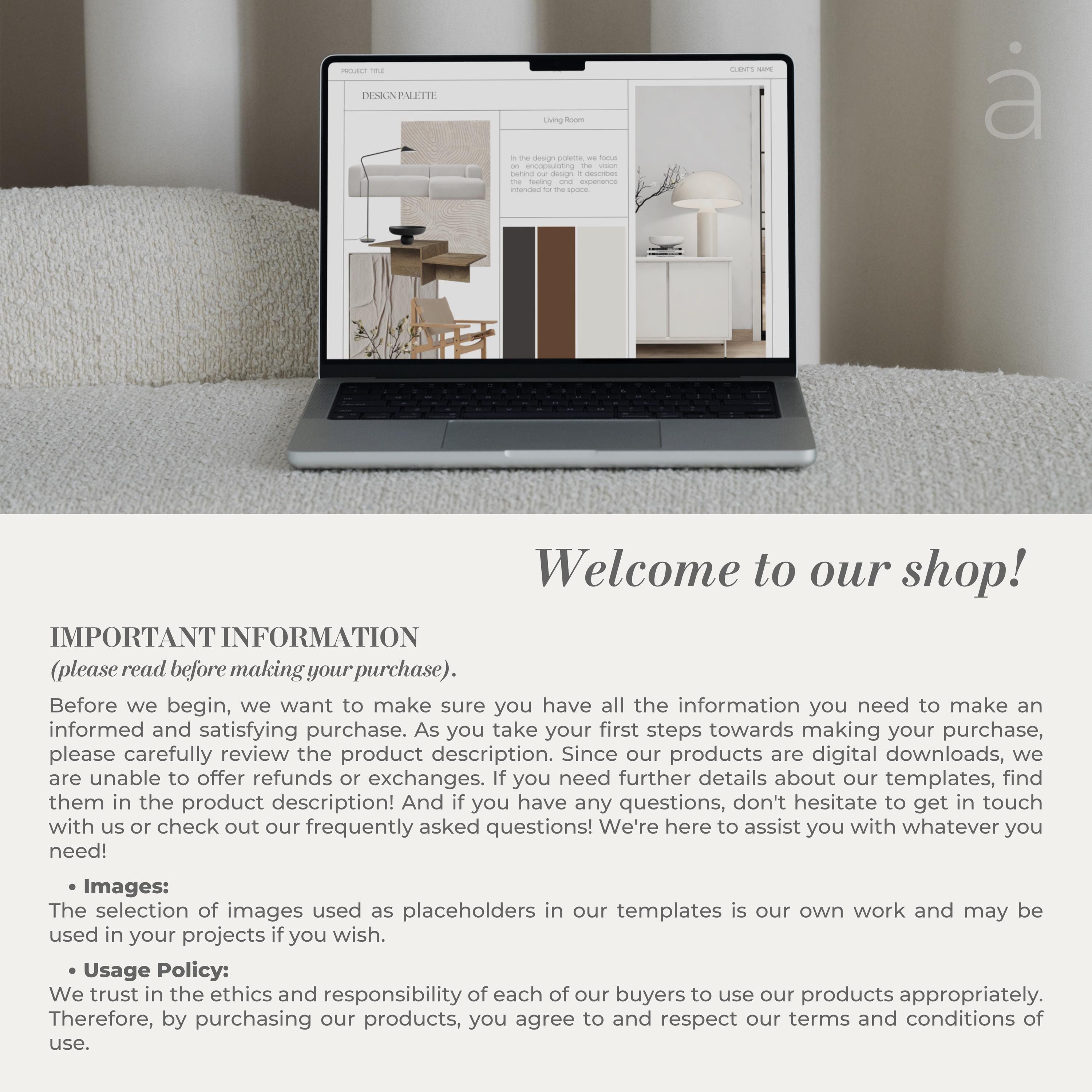 Interior Design Project Proposal-design Project Template-interior ...