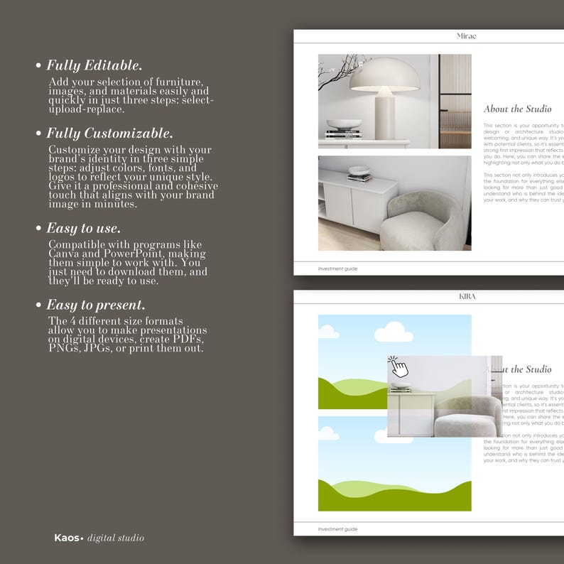 Canva Interior Design Investment Guide: Client Welcome Template ...