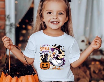 I Put a Spell on You Shirt, Witch Duck Halloween Tee