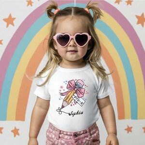Personalized Pre-K Back To School Shirt, First Day Pencil Tee