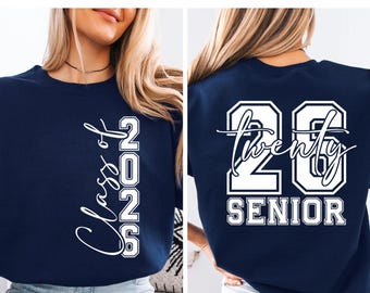 Senior 2026 Sweatshirt, High School Graduation Hoodie
