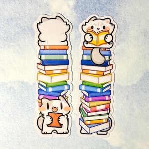 Cute Cat Bookmark,Gift For Book lovers,For Cat Lovers, Cat Bookmark, Bookish, Laminated bookmark, Cat lady gift for her, perfect cat gift