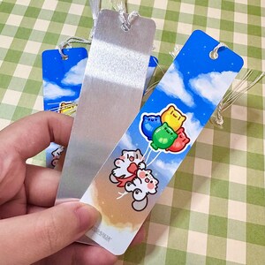 Balloon Cat metal  Bookmark, Gift For Book lovers, For Cat Lovers, Cat Bookmark, Bookish, Laminated bookmark, Cat lady gift for her