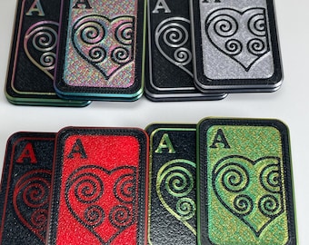 Ace of Hearts - Magnetic Playing Card Fidget Slider - unique toy gift