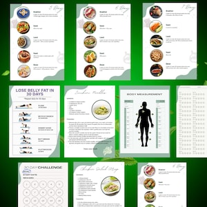 E-Book über gesunde Ernährung, Ideen für gesunde Lebensmittel, gesundes Menü, gesundes Essen und abnehmen (PDF/PNG)