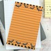 Skeleton Bats 4x6 Post-it® Notes-orange Sticky Notes for Halloween ...