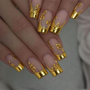 wedding nails for gold dress Subclass: MINI