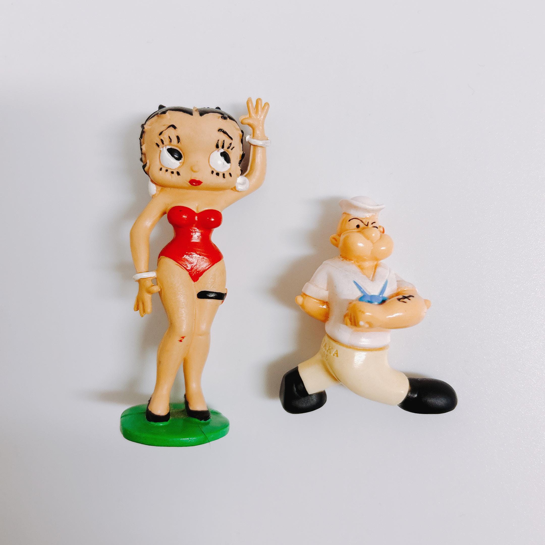 betty boop & ポパイ　ソフビ Betty Boop and Popeye - Etsy