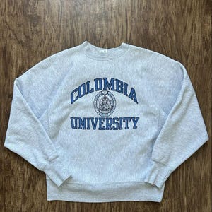 Vintage 90s Columbia University Crewneck Sweatshirt