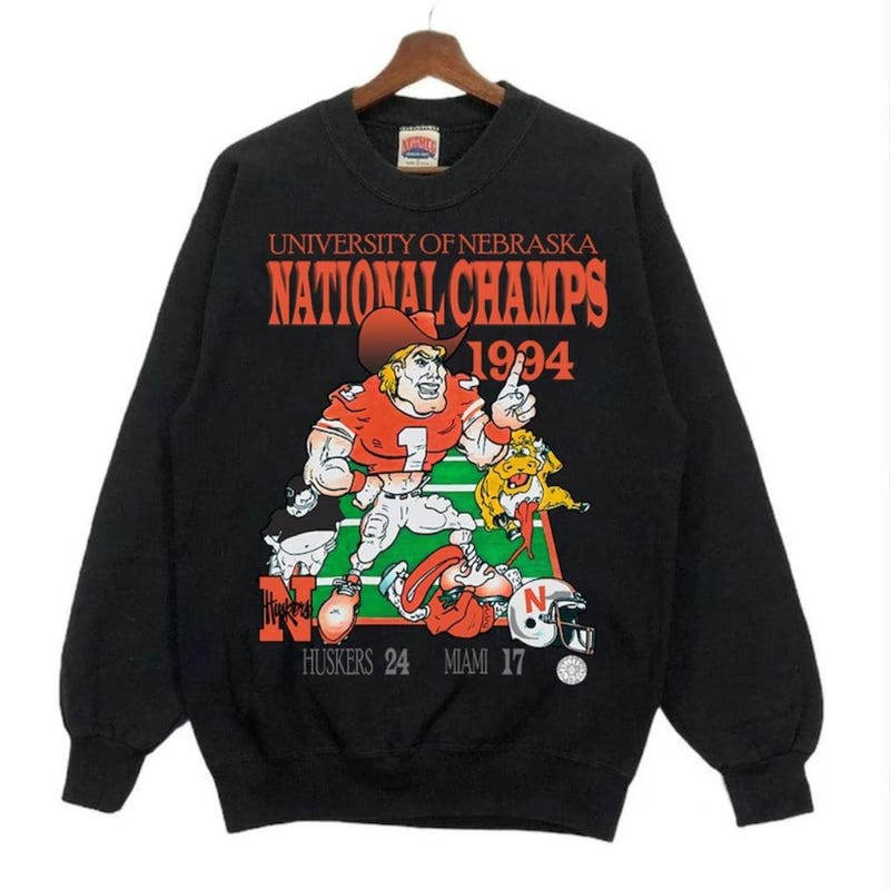 Veste coupe-vent vintage Nebraska Cornhuskers University Huskers ncaa des années 80 - GRAND - France