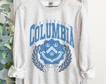 Vintage 90s Columbia University Crewneck Sweatshirt