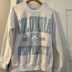 Vintage 90s Columbia University Crewneck Sweatshirt