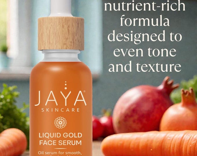Carrot Glow Face Serum | Vegan, Vitamin-Rich Skincare