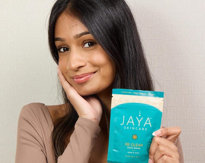 BE CLEAR Face Mask for Acne | Natural Skincare to Purify Skin | Helps Calm Redness and Irritation | Neem + Aloe Vera | Clarifying & Soothing