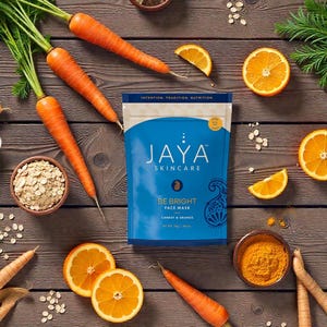 Brightening Face Mask: Carrot, Orange & Turmeric - Natural Glow Booster