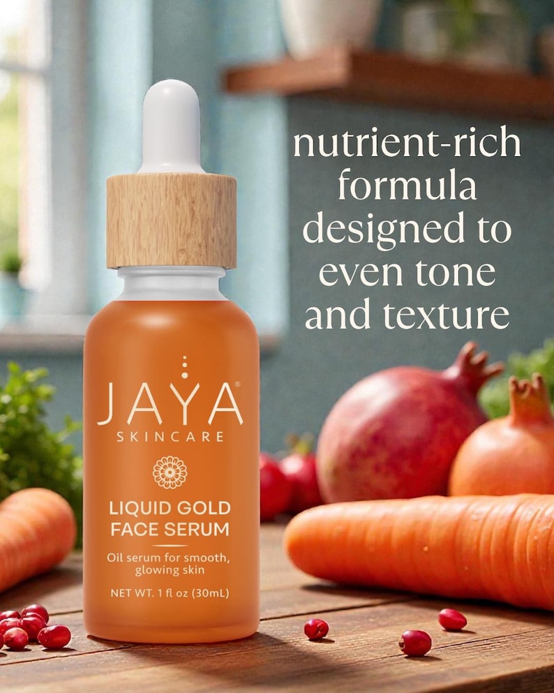 Carrot Glow Face Serum | Vegan, Vitamin-Rich Skincare image 1