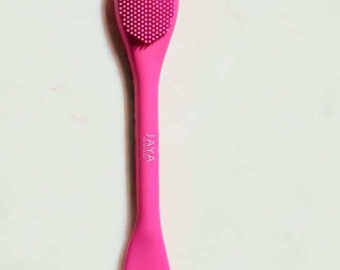 Mask Applicator & Skincare Tool | Dual-Ended Food-Grade Silicone Brush | Apply + Remove Face Masks, Facial Cleansing, Exfoliation, Lip Care