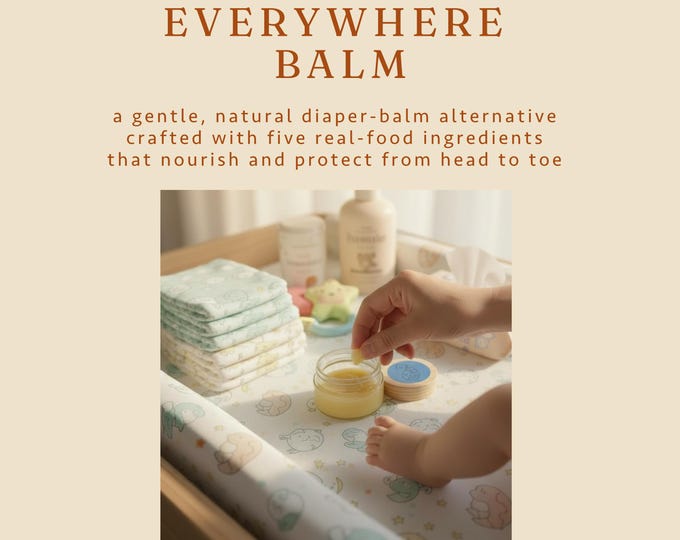 Natural Diaper Balm Alternative | Gentle Fragrance-Free Baby Balm | Multi-Use Family Skin Care