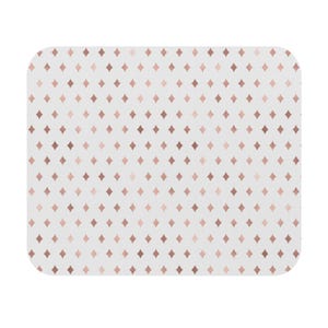 Rose Gold Diamant Muster Maus Pad, schickes Schreibtisch Accessoire, modernes Büro Maus Pad, niedliches Home Office Dekor, einzigartiges Maus Pad Geschenk
